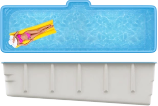 Композитный бассейн SwimTrack 56